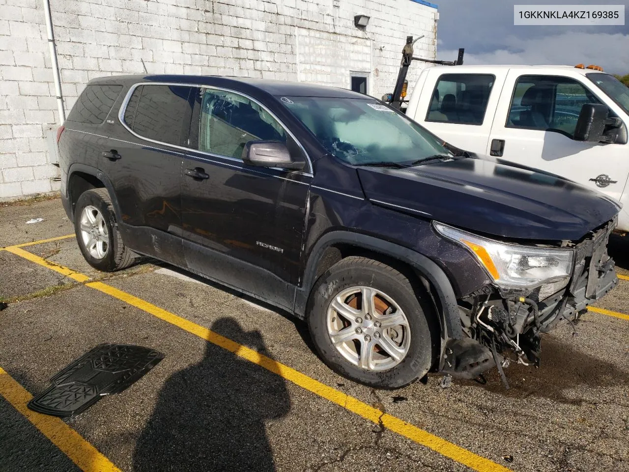 2019 GMC Acadia Sle VIN: 1GKKNKLA4KZ169385 Lot: 75848004