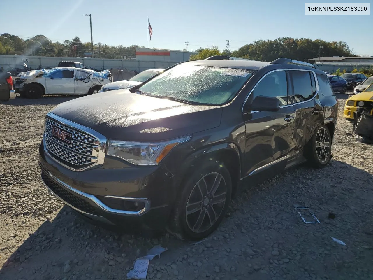 2019 GMC Acadia Denali VIN: 1GKKNPLS3KZ183090 Lot: 76139894