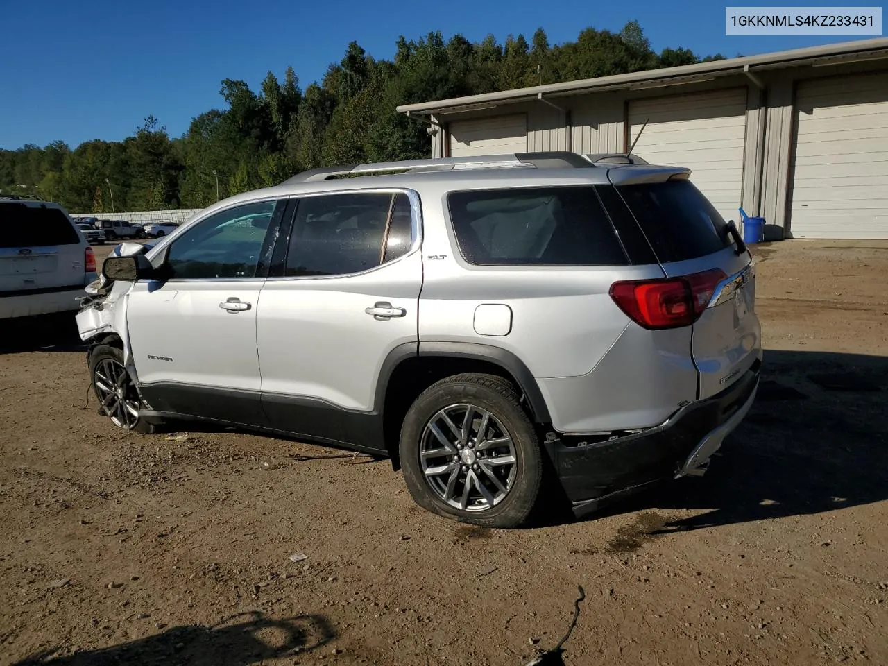 2019 GMC Acadia Slt-1 VIN: 1GKKNMLS4KZ233431 Lot: 76319124