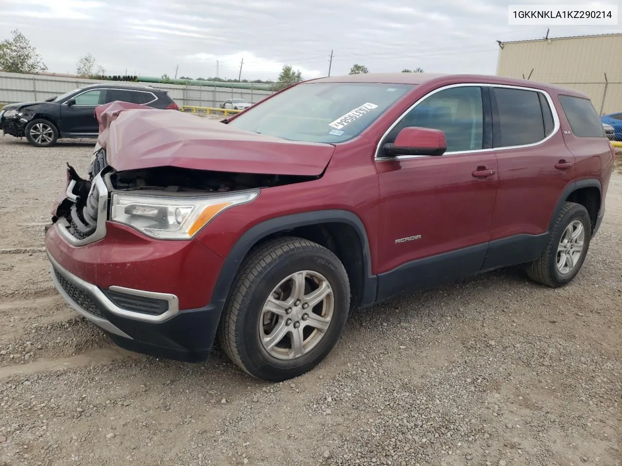 2019 GMC Acadia Sle VIN: 1GKKNKLA1KZ290214 Lot: 76319584