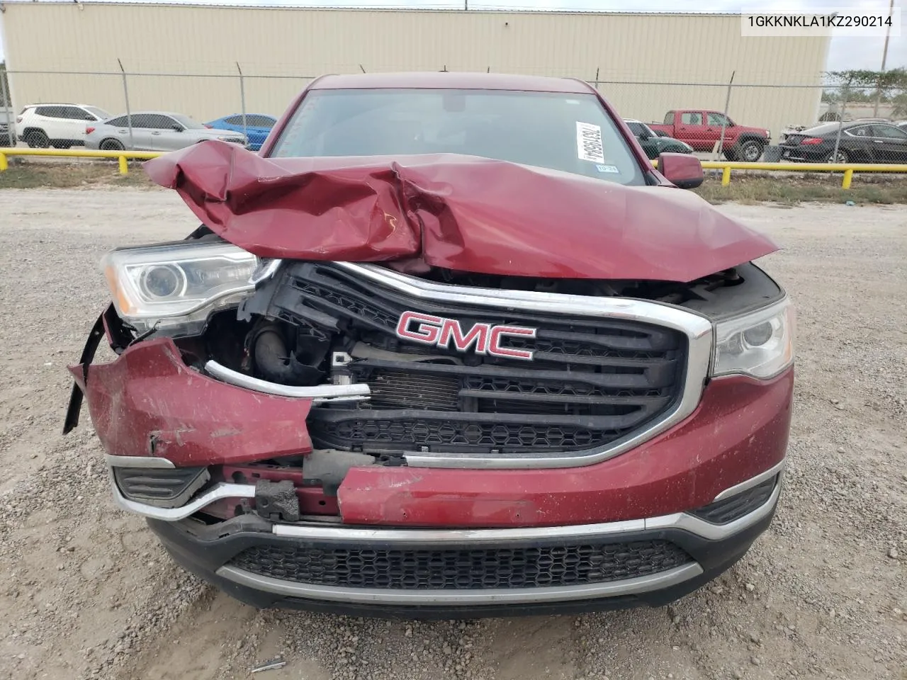 2019 GMC Acadia Sle VIN: 1GKKNKLA1KZ290214 Lot: 76319584