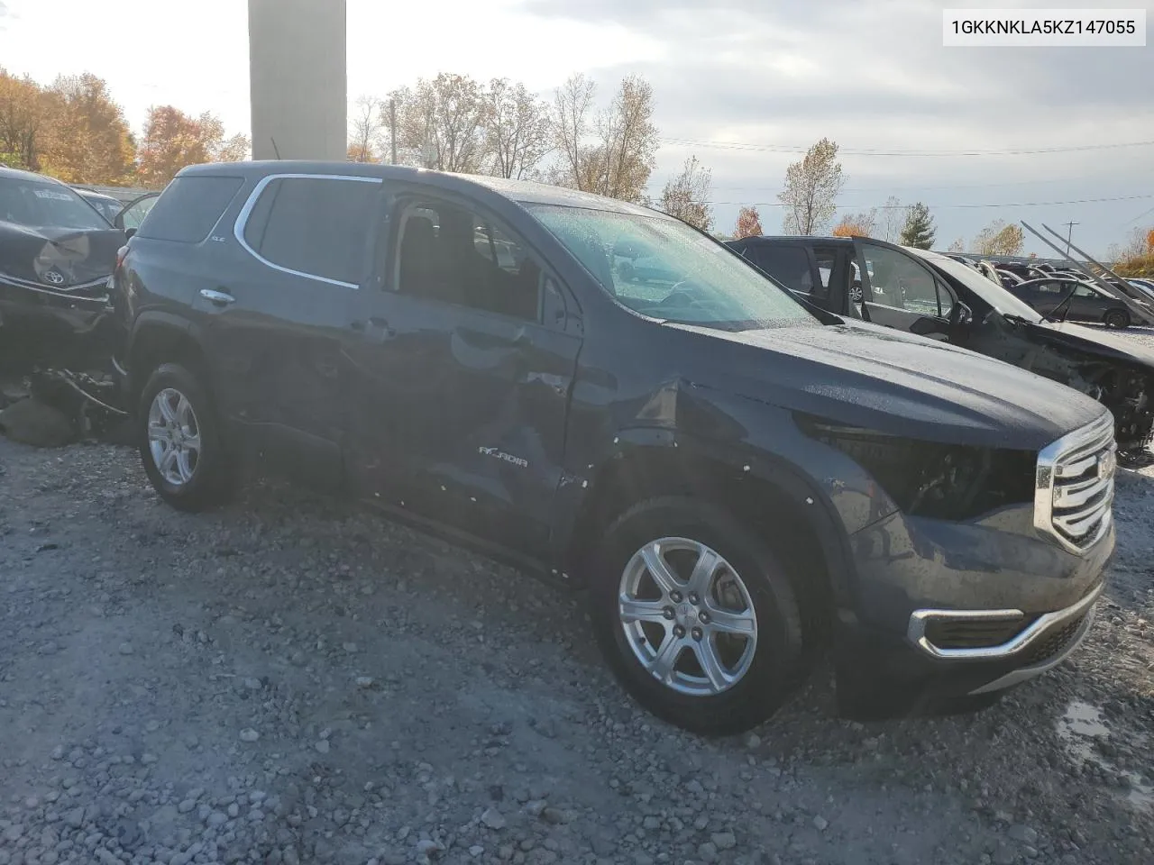 2019 GMC Acadia Sle VIN: 1GKKNKLA5KZ147055 Lot: 76589224