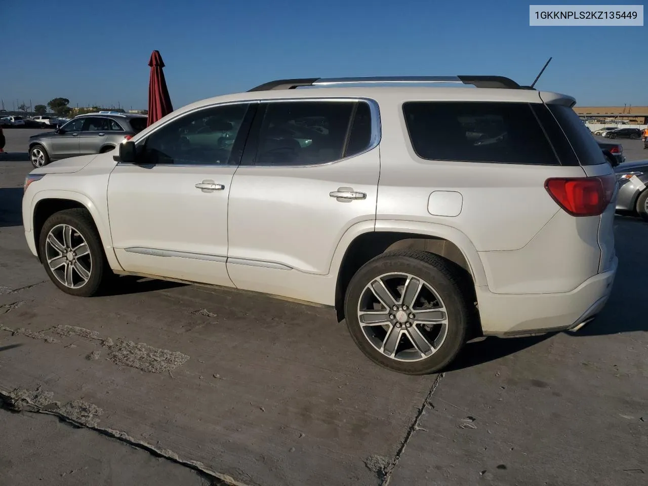 1GKKNPLS2KZ135449 2019 GMC Acadia Denali