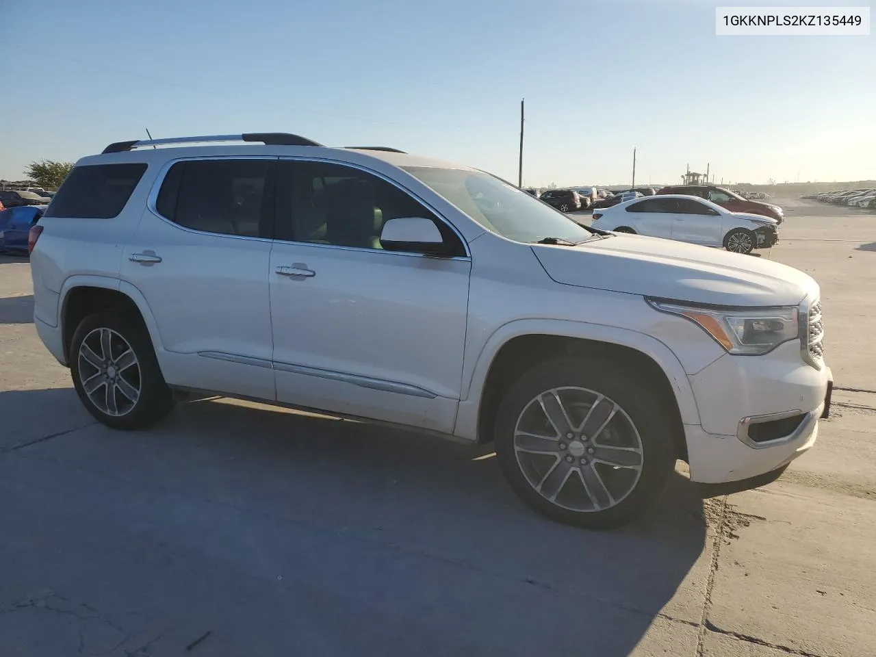 1GKKNPLS2KZ135449 2019 GMC Acadia Denali