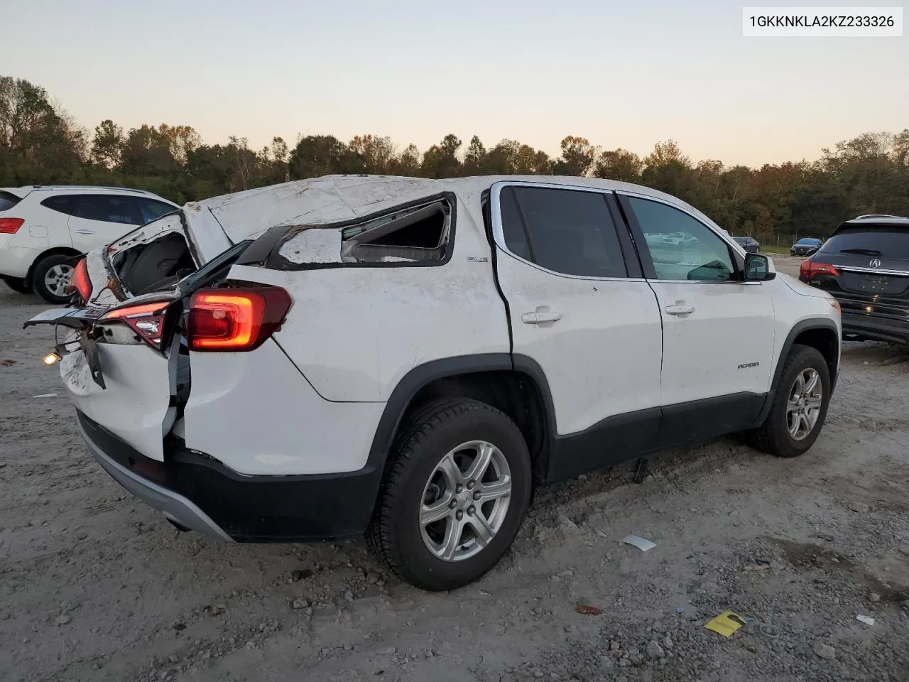 2019 GMC Acadia Sle VIN: 1GKKNKLA2KZ233326 Lot: 77001914