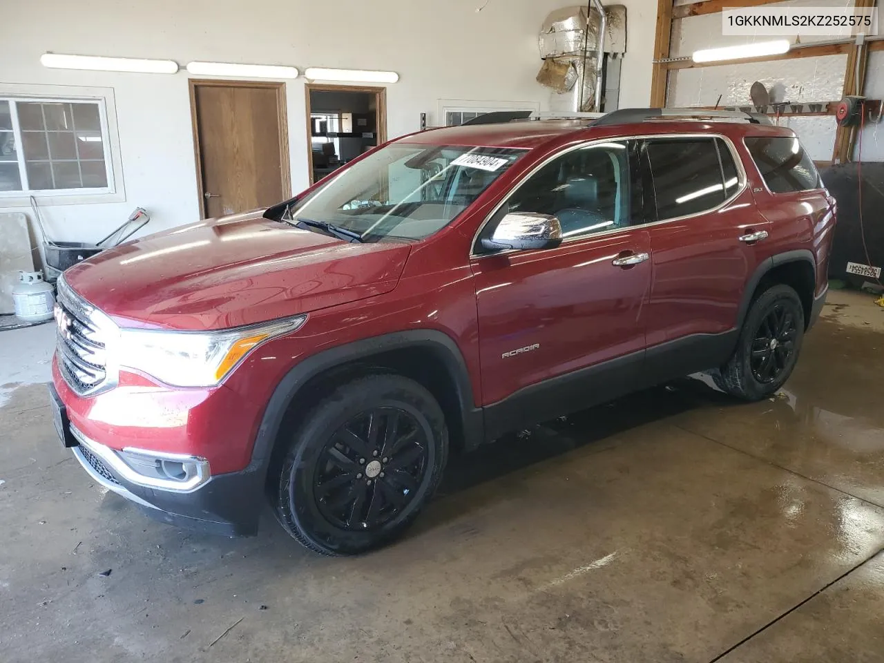 2019 GMC Acadia Slt-1 VIN: 1GKKNMLS2KZ252575 Lot: 77084904