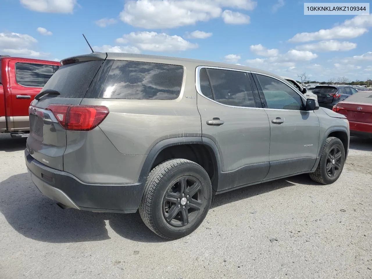 2019 GMC Acadia Sle VIN: 1GKKNKLA9KZ109344 Lot: 77143054