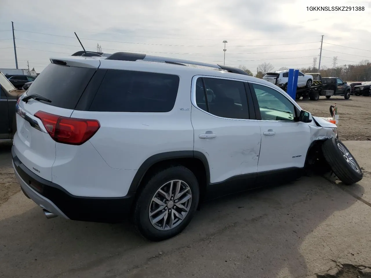 2019 GMC Acadia Sle VIN: 1GKKNSLS5KZ291388 Lot: 77144744