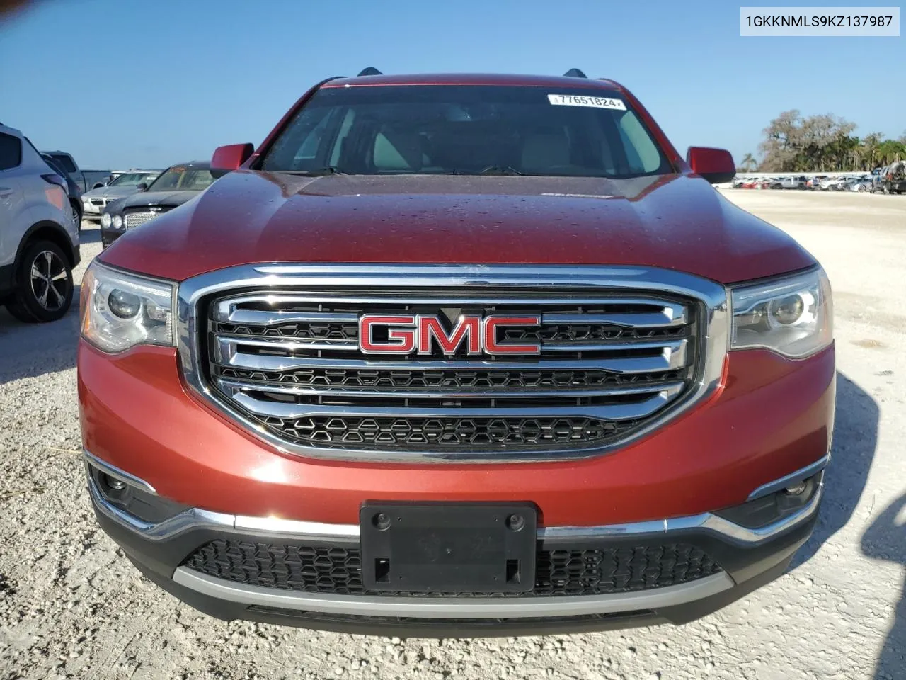 2019 GMC Acadia Slt-1 VIN: 1GKKNMLS9KZ137987 Lot: 77651824