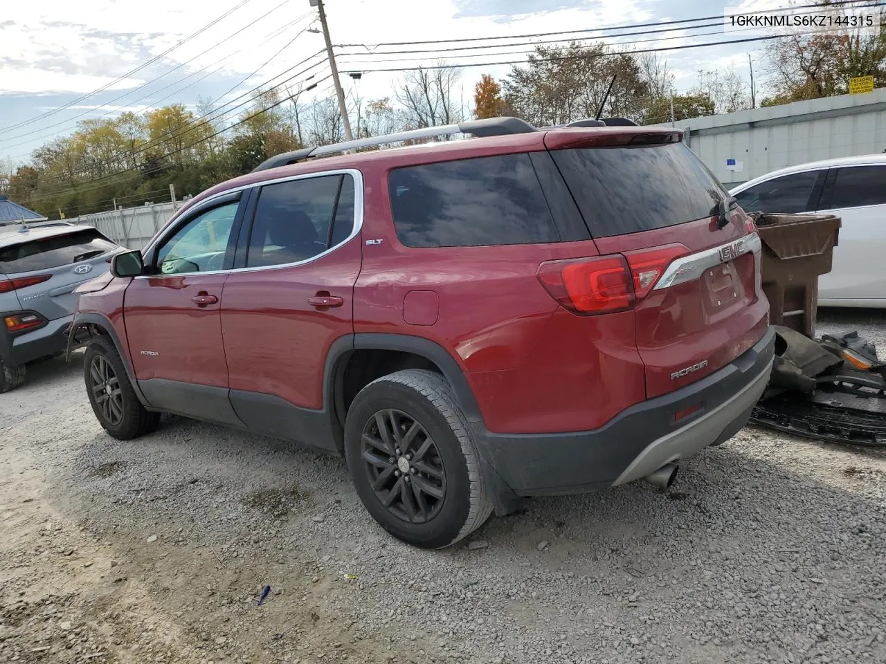 2019 GMC Acadia Slt-1 VIN: 1GKKNMLS6KZ144315 Lot: 77664834