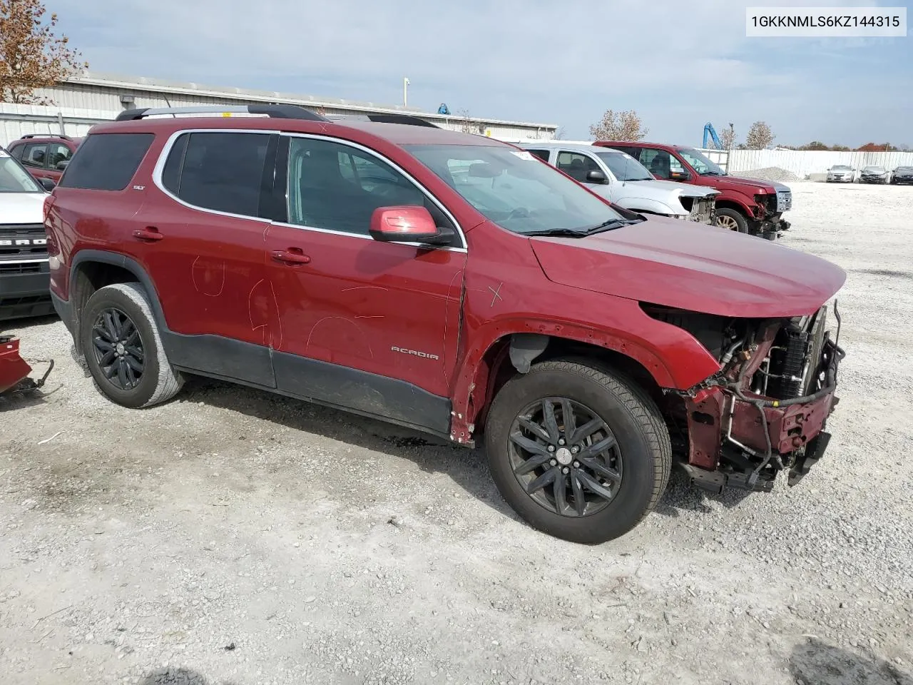 2019 GMC Acadia Slt-1 VIN: 1GKKNMLS6KZ144315 Lot: 77664834