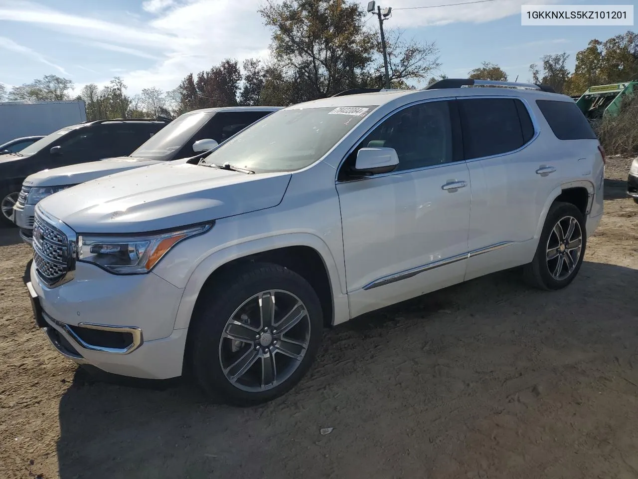 2019 GMC Acadia Denali VIN: 1GKKNXLS5KZ101201 Lot: 78422084