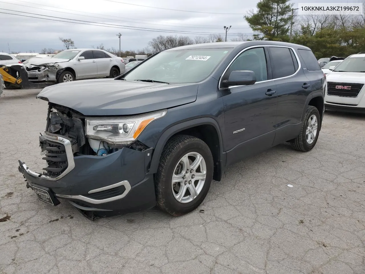 2019 GMC Acadia Sle VIN: 1GKKNKLA3KZ199672 Lot: 79212454