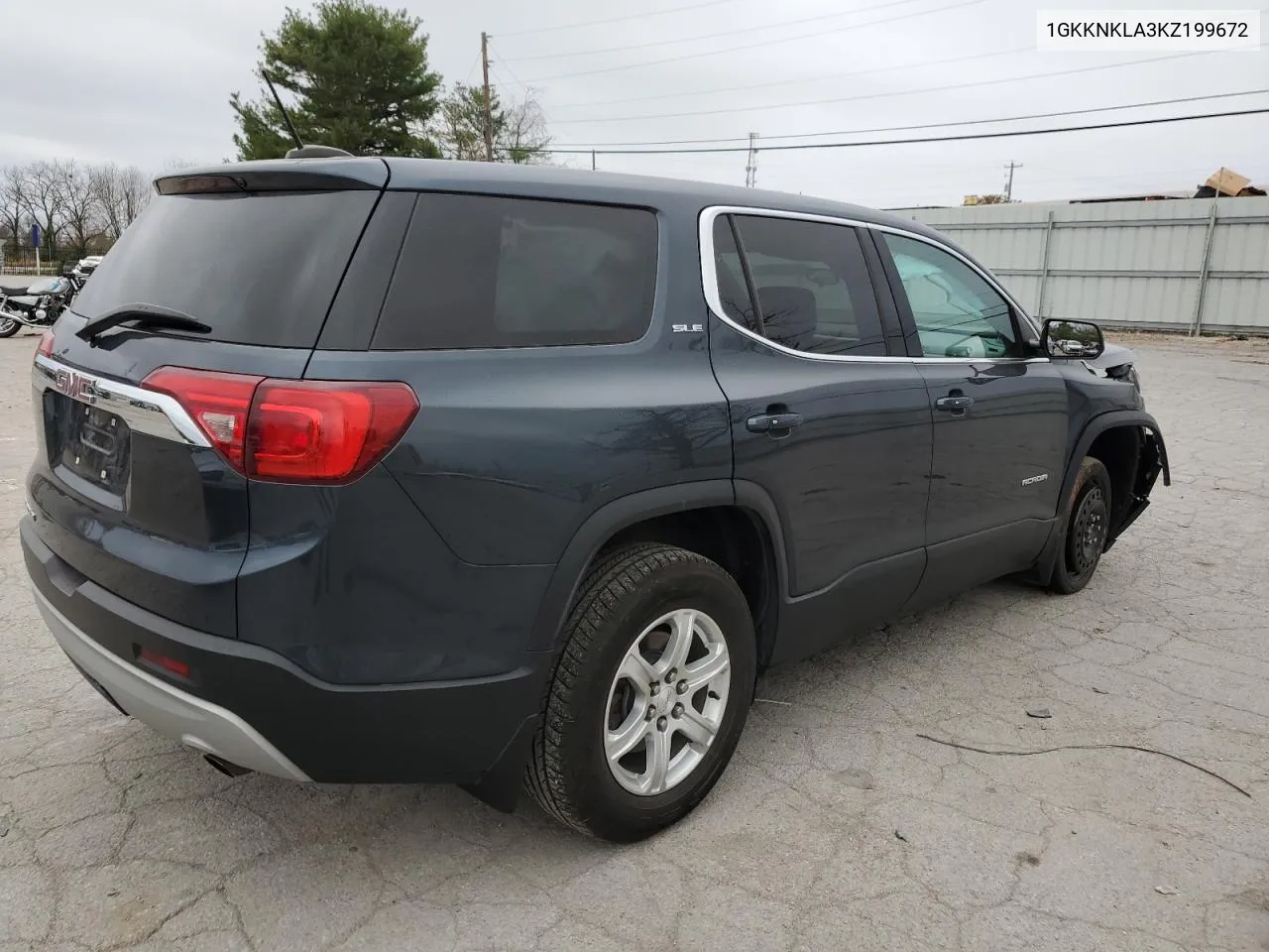 2019 GMC Acadia Sle VIN: 1GKKNKLA3KZ199672 Lot: 79212454