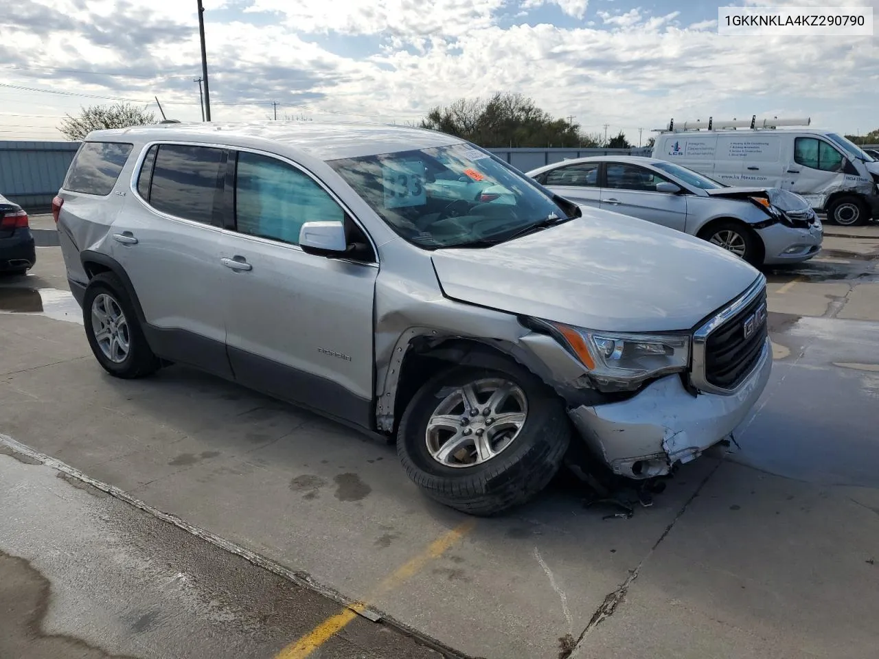 2019 GMC Acadia Sle VIN: 1GKKNKLA4KZ290790 Lot: 79220554