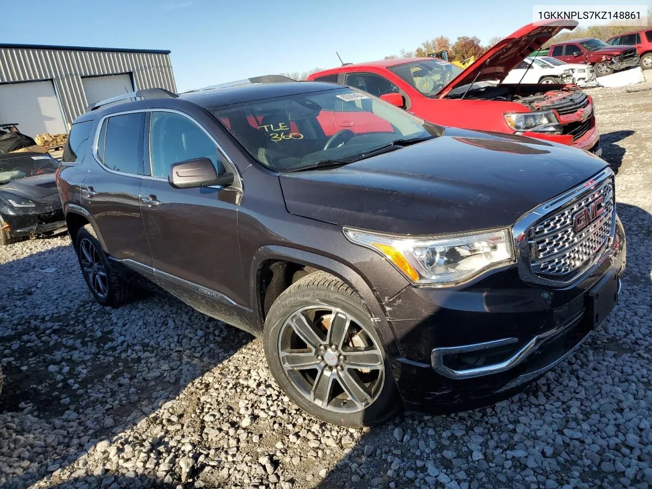 2019 GMC Acadia Denali VIN: 1GKKNPLS7KZ148861 Lot: 80099404