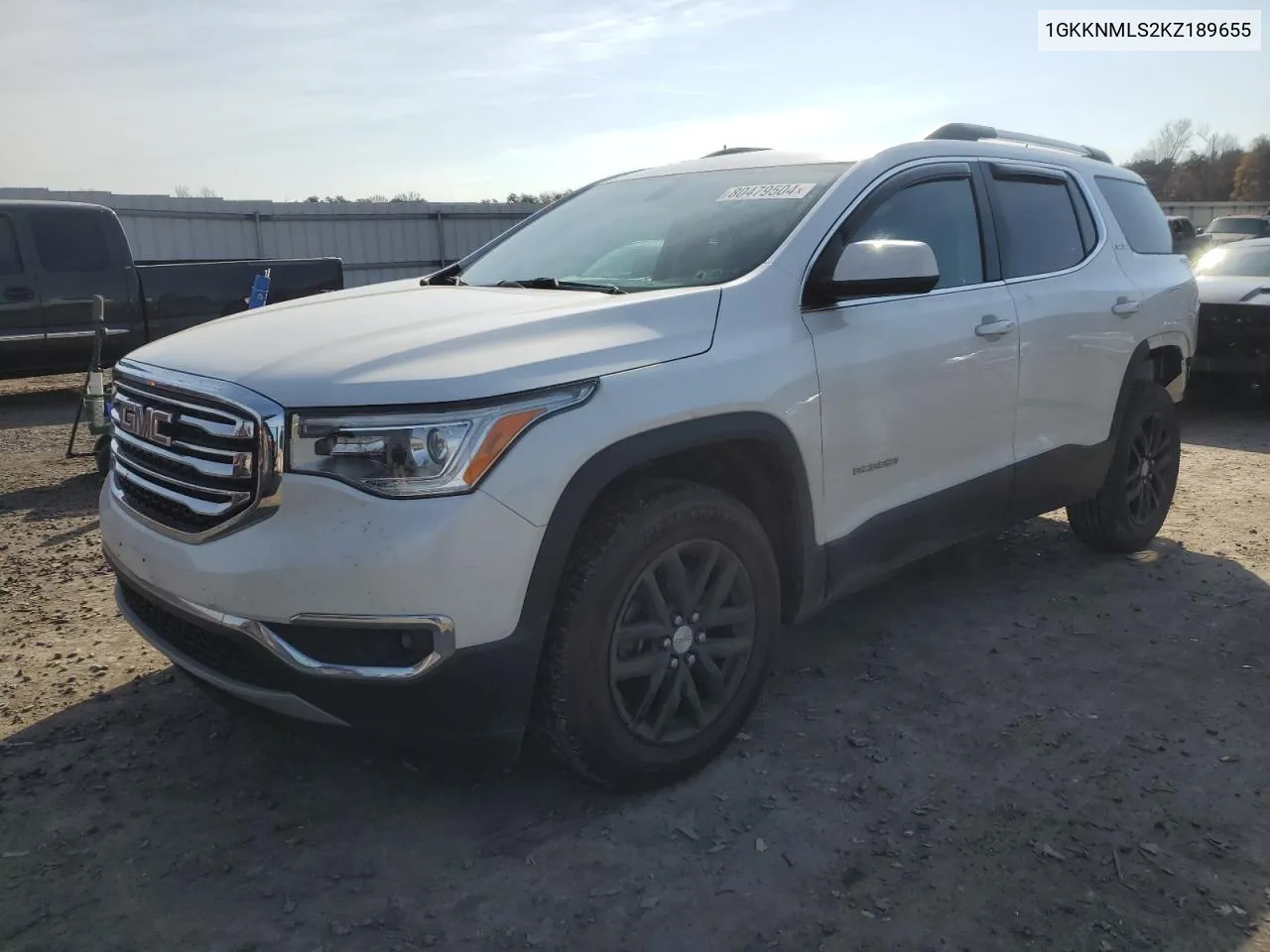 2019 GMC Acadia Slt-1 VIN: 1GKKNMLS2KZ189655 Lot: 80479504