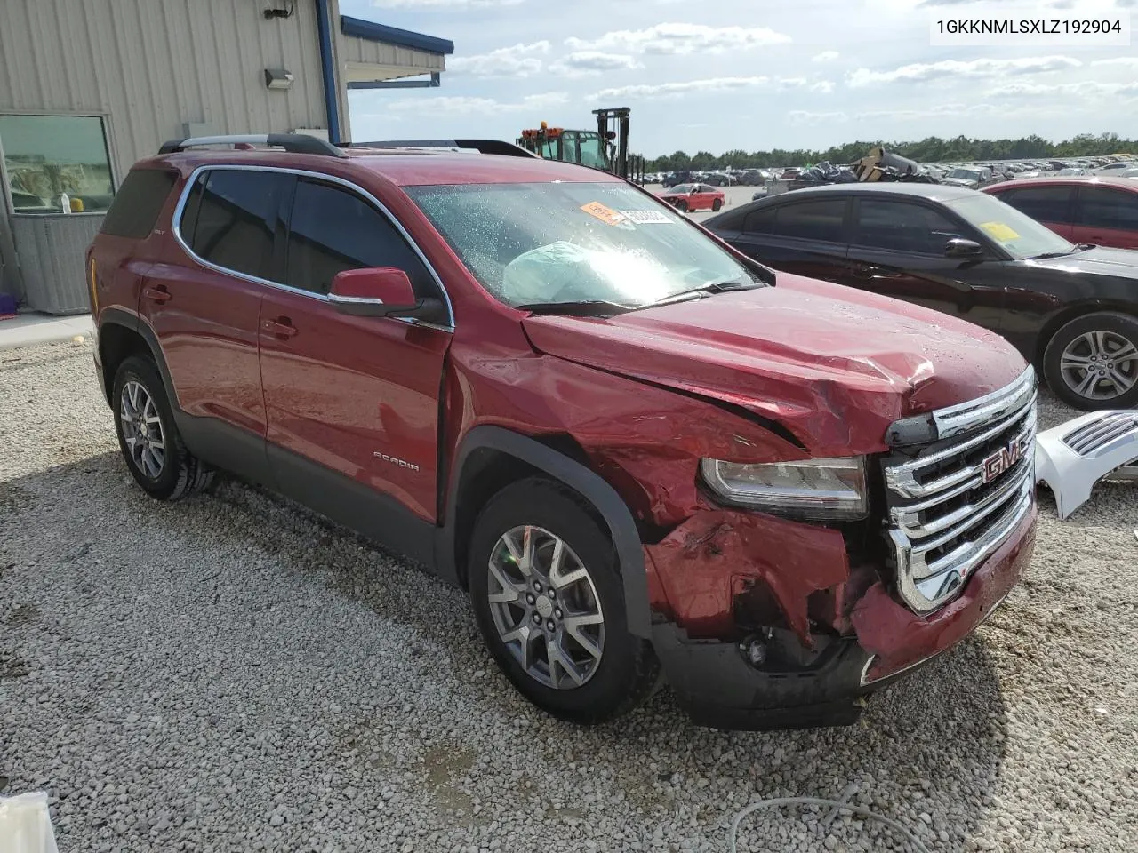 2020 GMC Acadia Slt VIN: 1GKKNMLSXLZ192904 Lot: 50246324