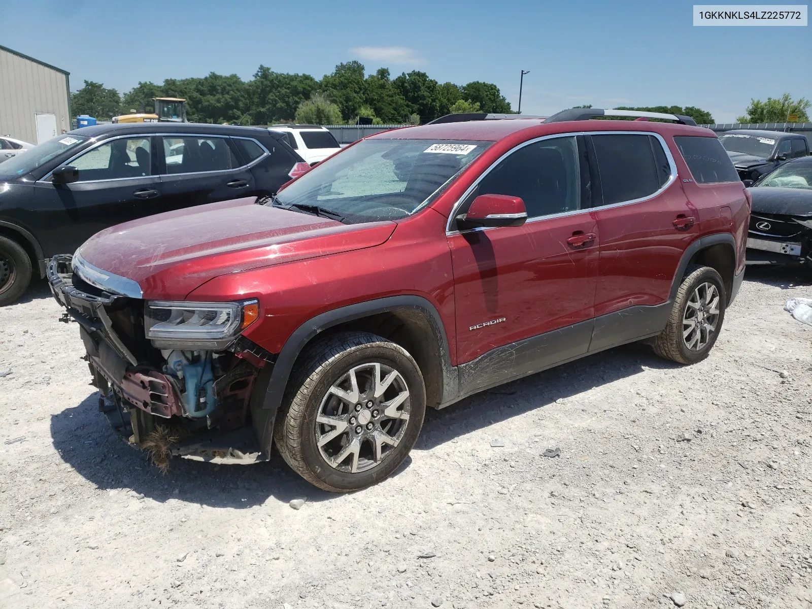 2020 GMC Acadia Sle VIN: 1GKKNKLS4LZ225772 Lot: 58725964