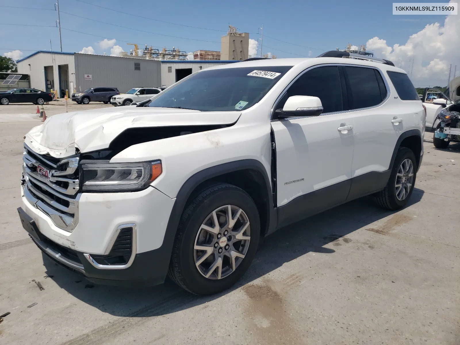 2020 GMC Acadia Slt VIN: 1GKKNMLS9LZ115909 Lot: 64579414