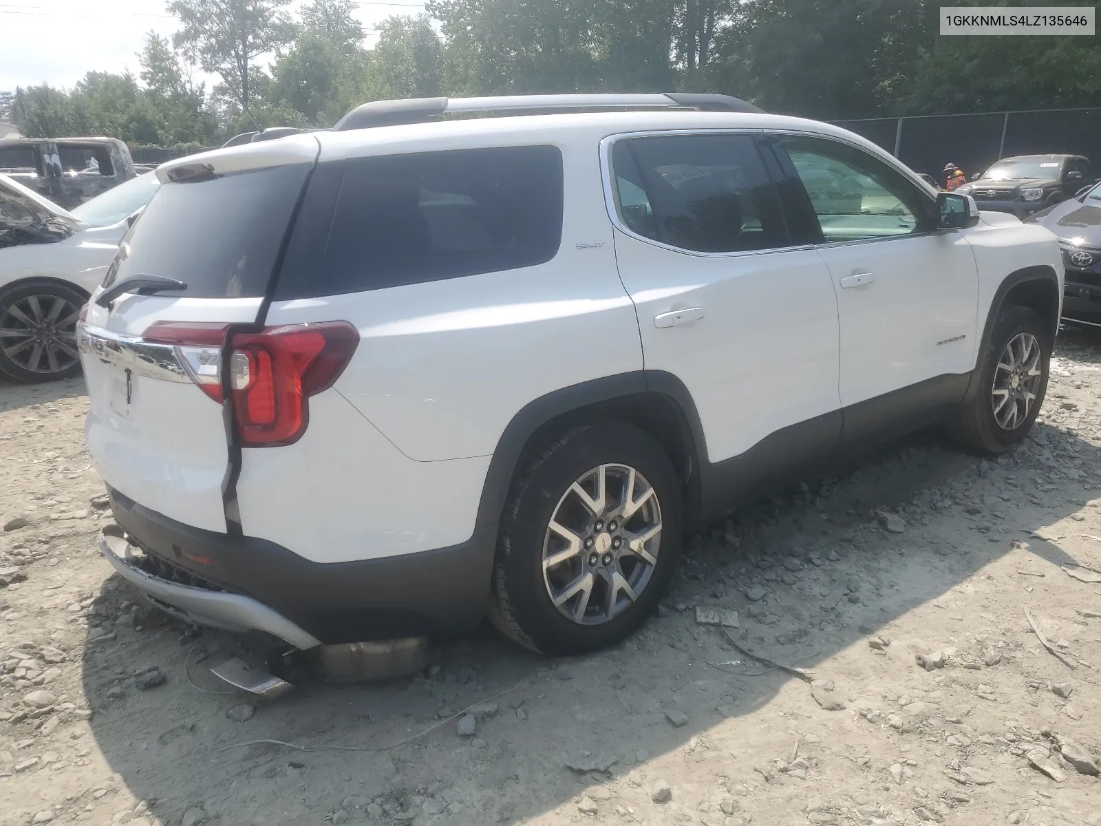 2020 GMC Acadia Slt VIN: 1GKKNMLS4LZ135646 Lot: 67309134