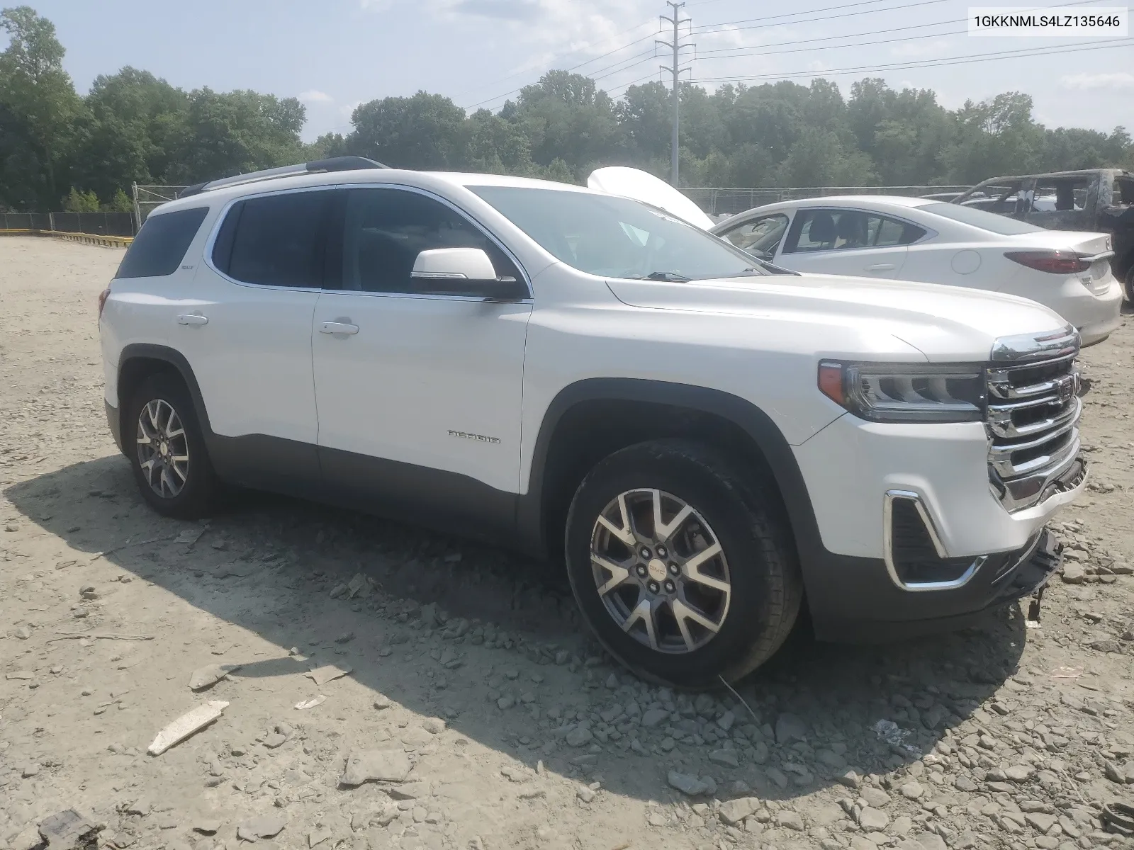 2020 GMC Acadia Slt VIN: 1GKKNMLS4LZ135646 Lot: 67309134