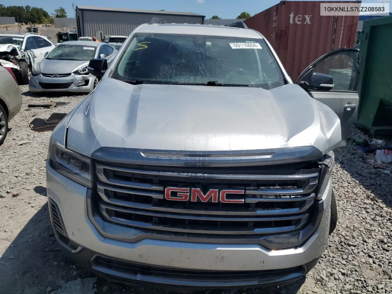 2020 GMC Acadia At4 VIN: 1GKKNLLS7LZ208583 Lot: 69116694