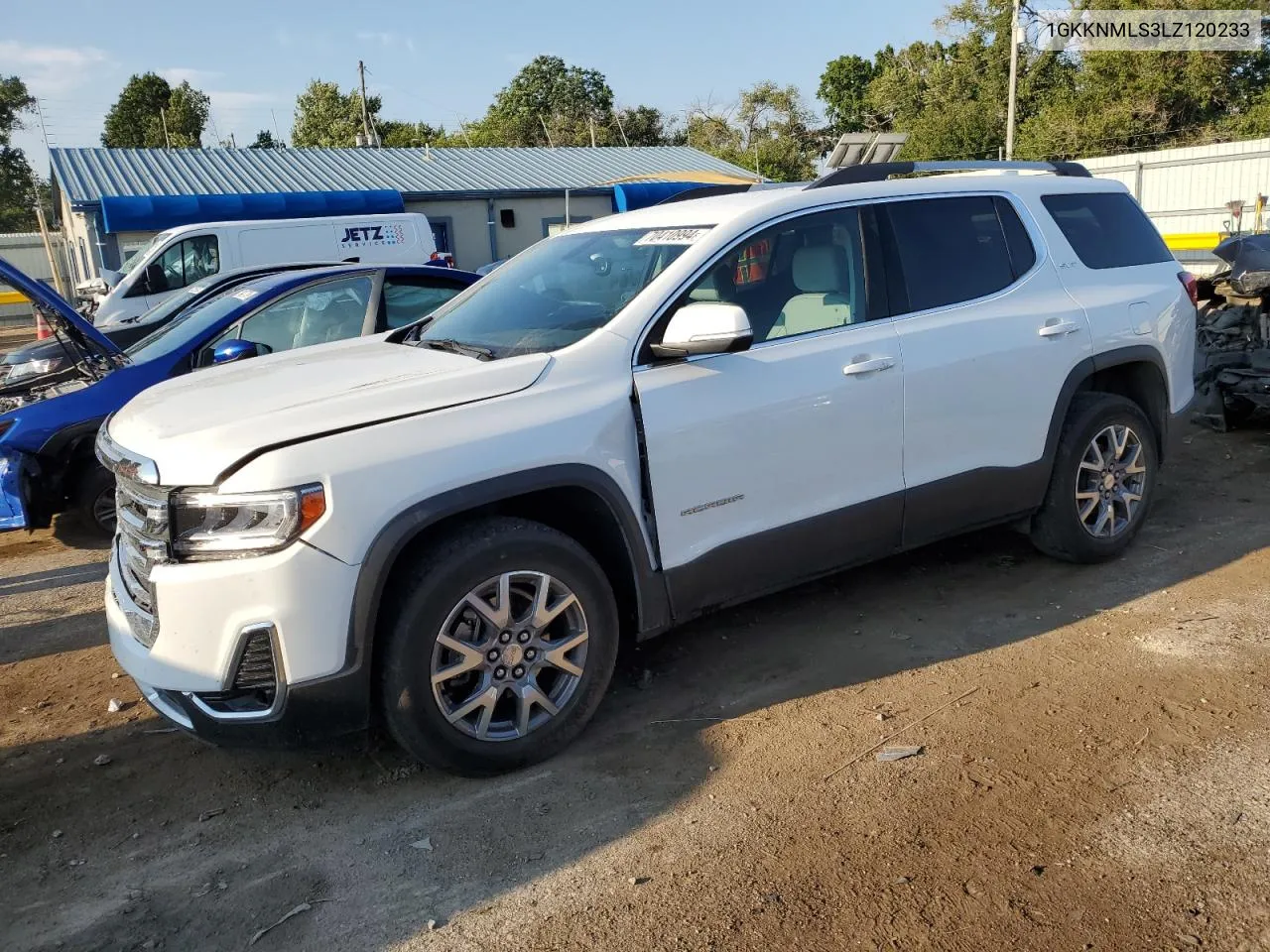 2020 GMC Acadia Slt VIN: 1GKKNMLS3LZ120233 Lot: 70410994