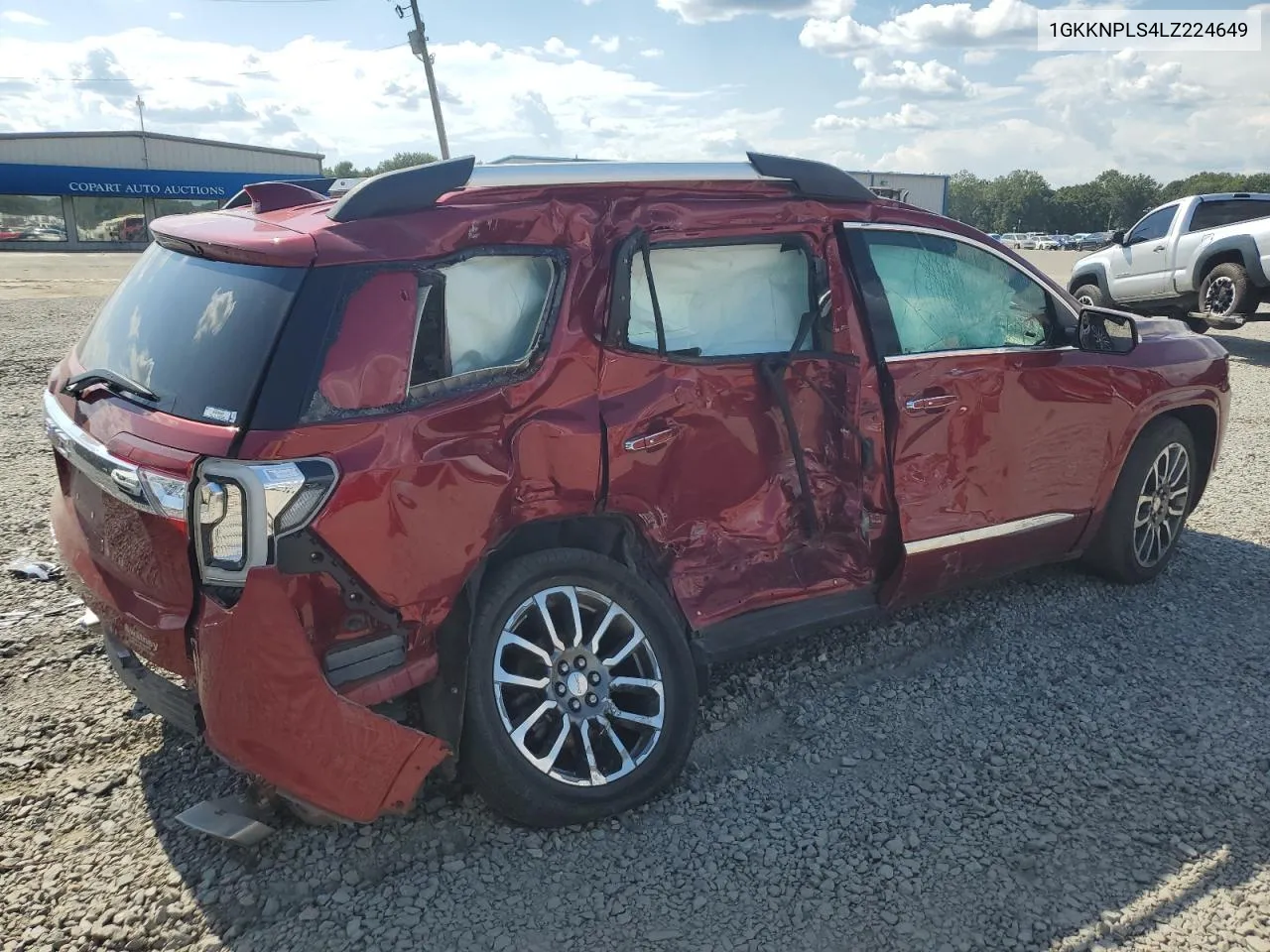 2020 GMC Acadia Denali VIN: 1GKKNPLS4LZ224649 Lot: 70598484