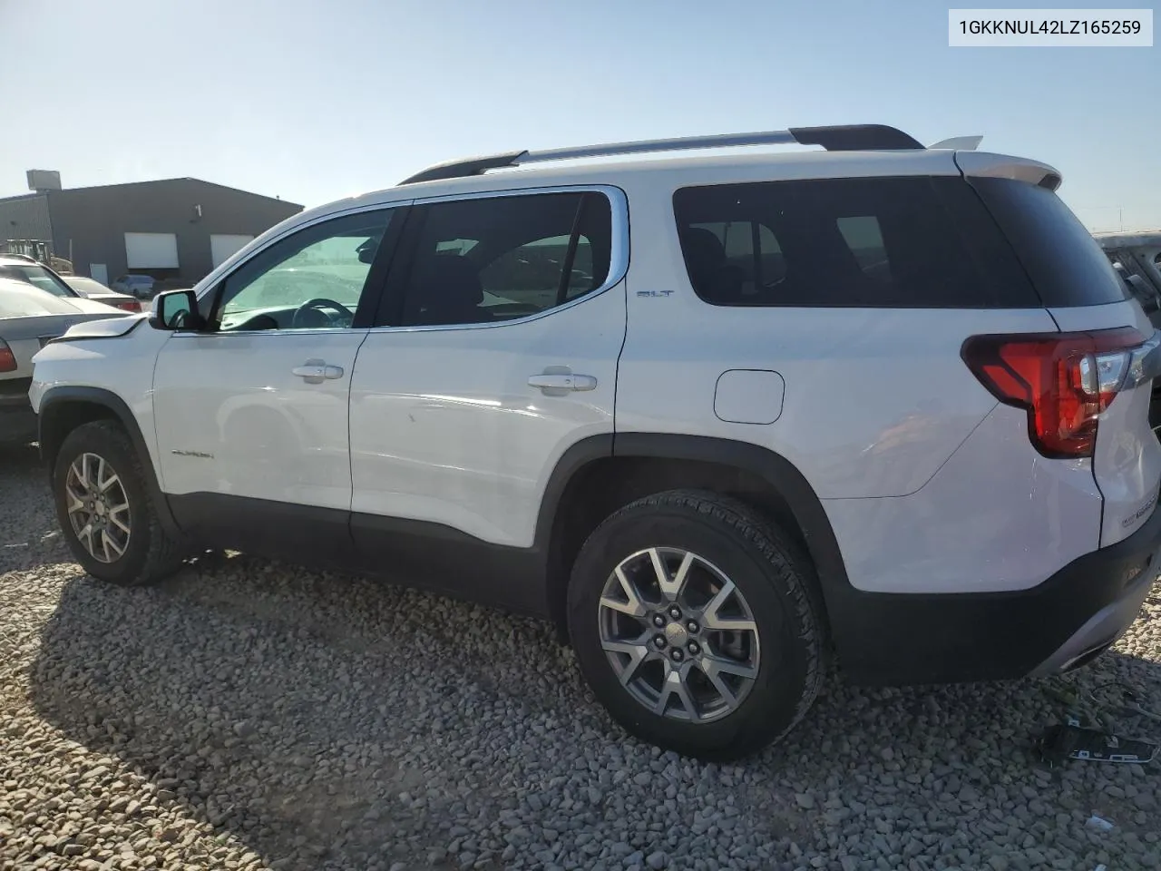 2020 GMC Acadia Slt VIN: 1GKKNUL42LZ165259 Lot: 71317534