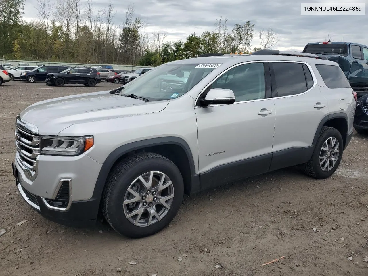 2020 GMC Acadia Slt VIN: 1GKKNUL46LZ224359 Lot: 71494364