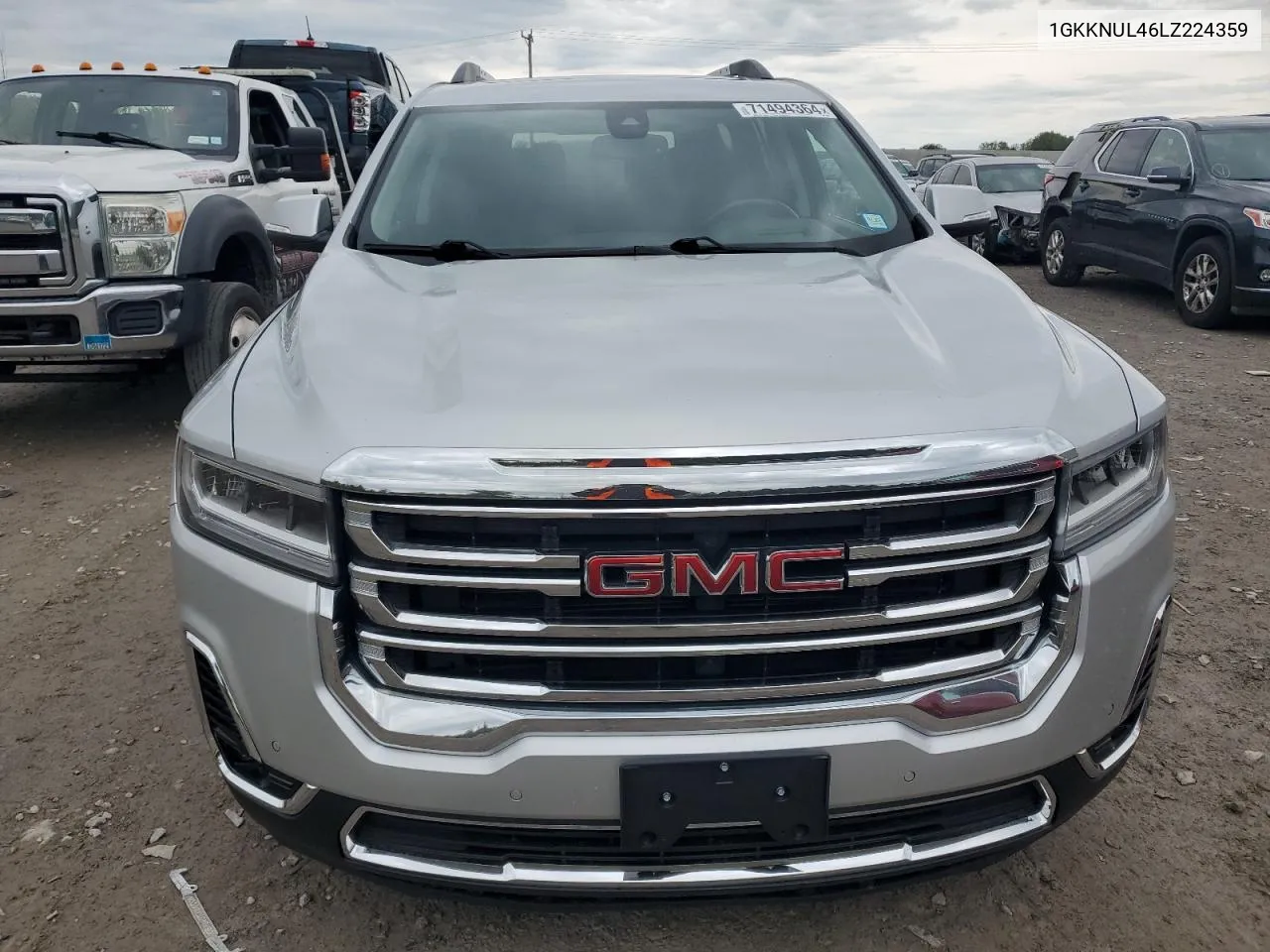 2020 GMC Acadia Slt VIN: 1GKKNUL46LZ224359 Lot: 71494364