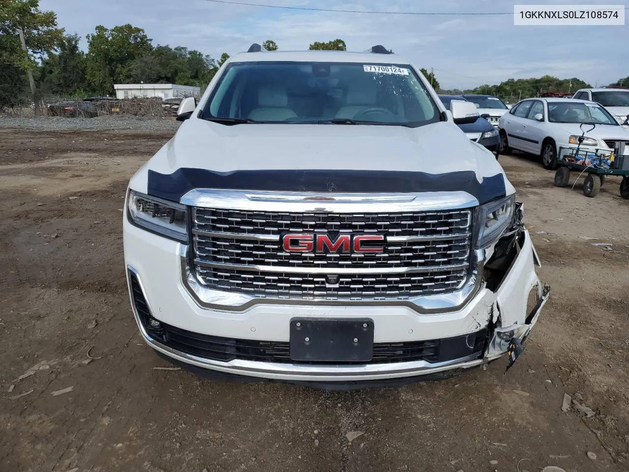 2020 GMC Acadia Denali VIN: 1GKKNXLS0LZ108574 Lot: 71700124