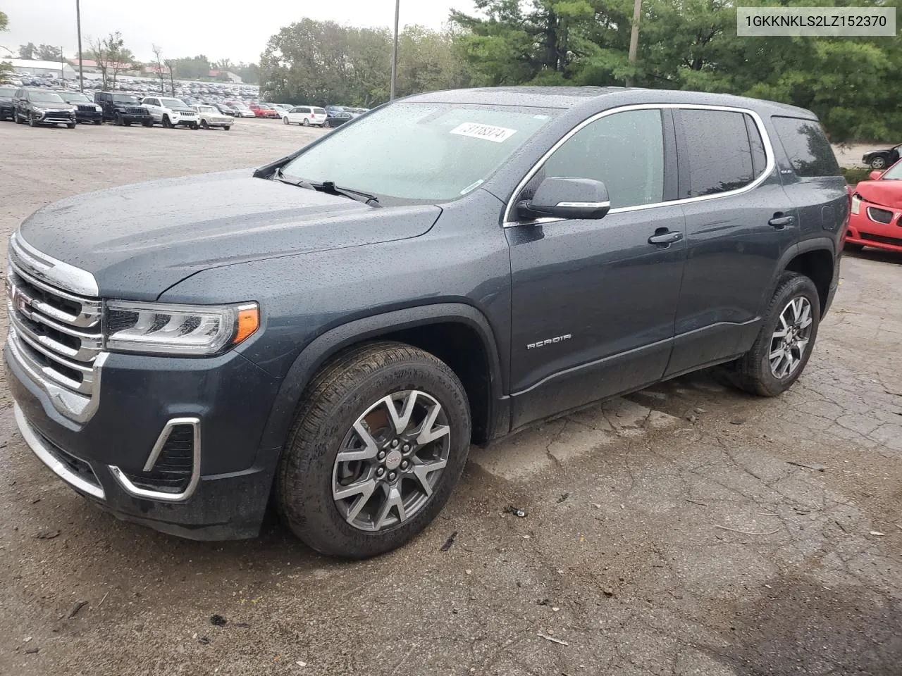 2020 GMC Acadia Sle VIN: 1GKKNKLS2LZ152370 Lot: 73118374