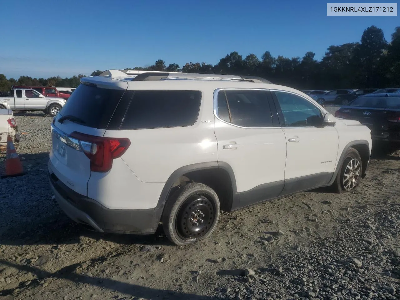 2020 GMC Acadia Sle VIN: 1GKKNRL4XLZ171212 Lot: 73645684