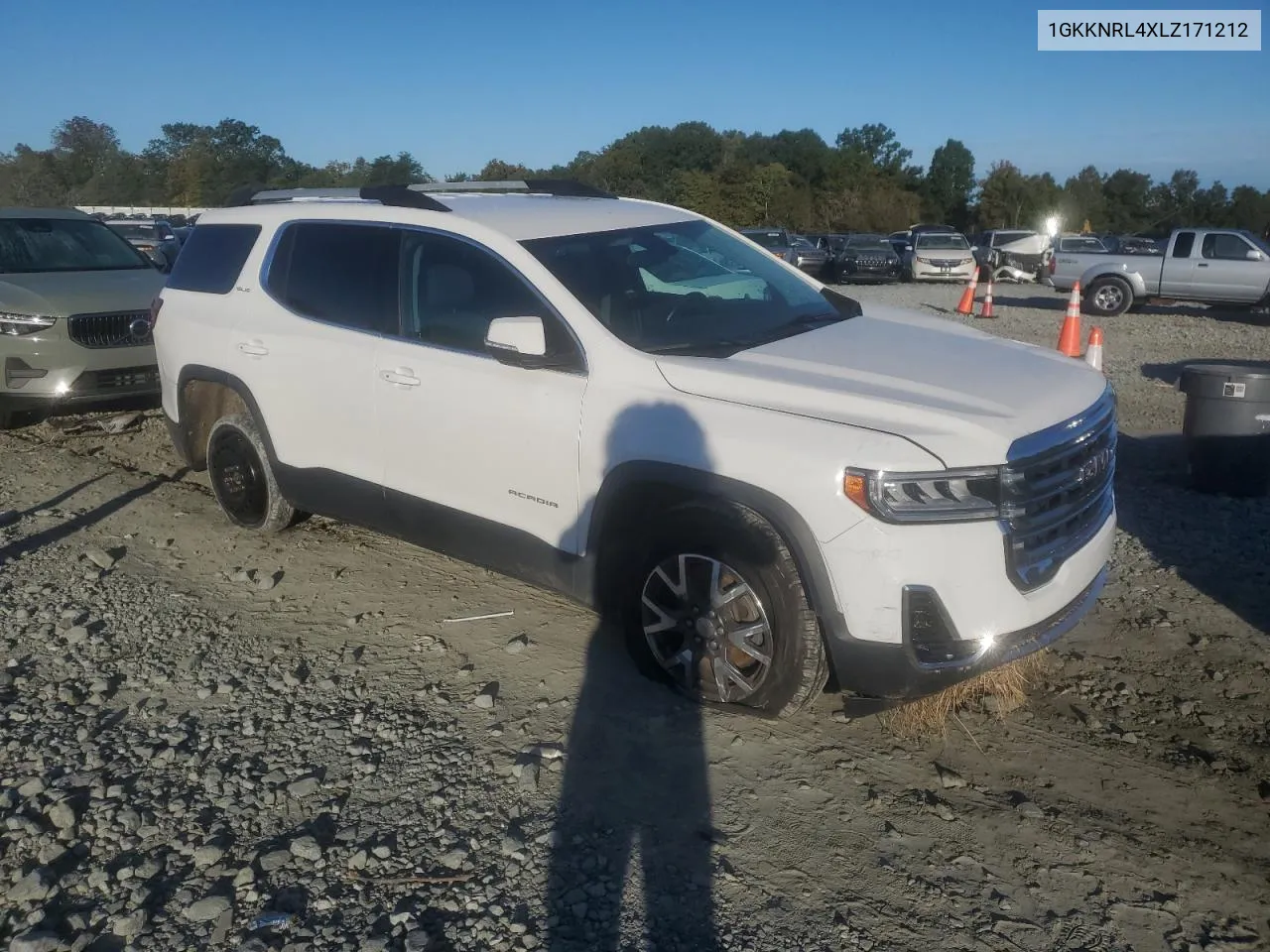 2020 GMC Acadia Sle VIN: 1GKKNRL4XLZ171212 Lot: 73645684