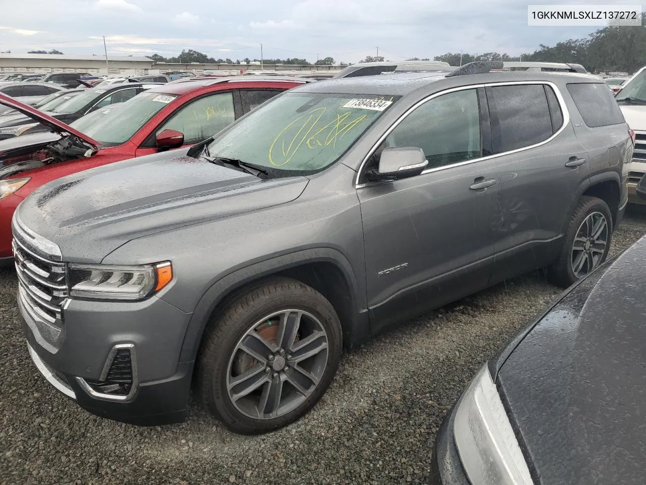 2020 GMC Acadia Slt VIN: 1GKKNMLSXLZ137272 Lot: 73846334