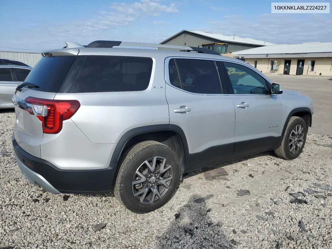 2020 GMC Acadia Sle VIN: 1GKKNKLA8LZ224227 Lot: 74132334