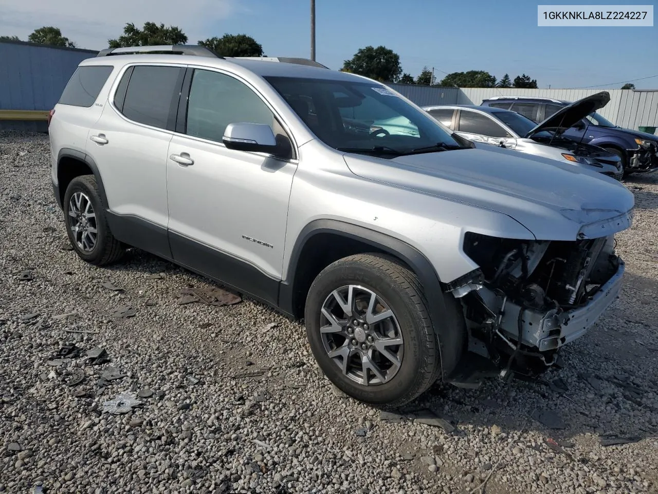 2020 GMC Acadia Sle VIN: 1GKKNKLA8LZ224227 Lot: 74132334