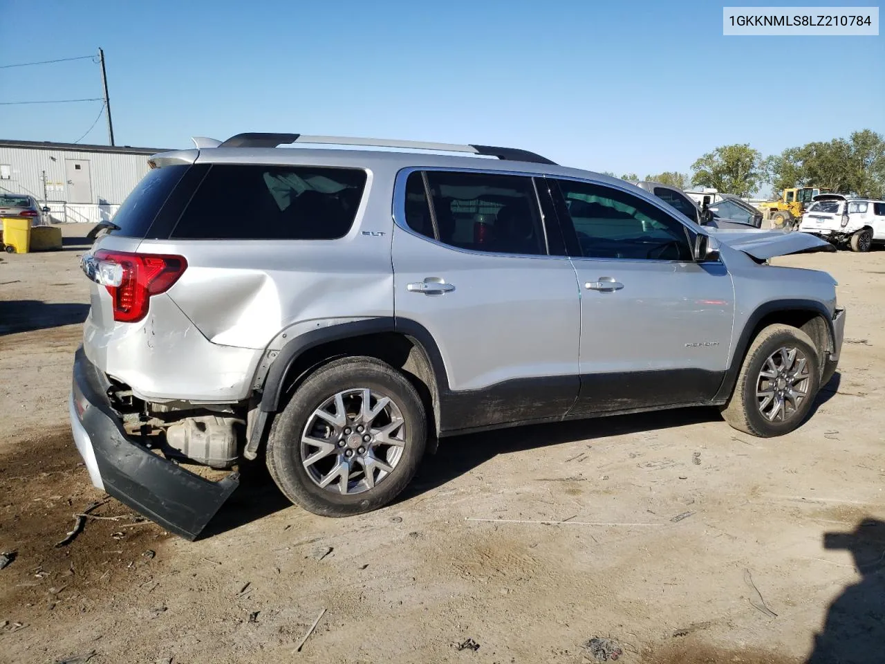 2020 GMC Acadia Slt VIN: 1GKKNMLS8LZ210784 Lot: 74376684