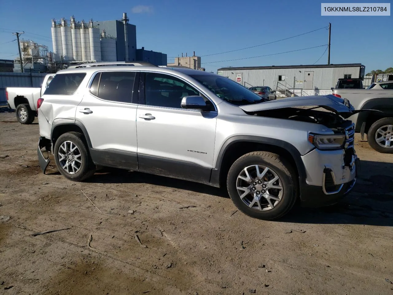 2020 GMC Acadia Slt VIN: 1GKKNMLS8LZ210784 Lot: 74376684