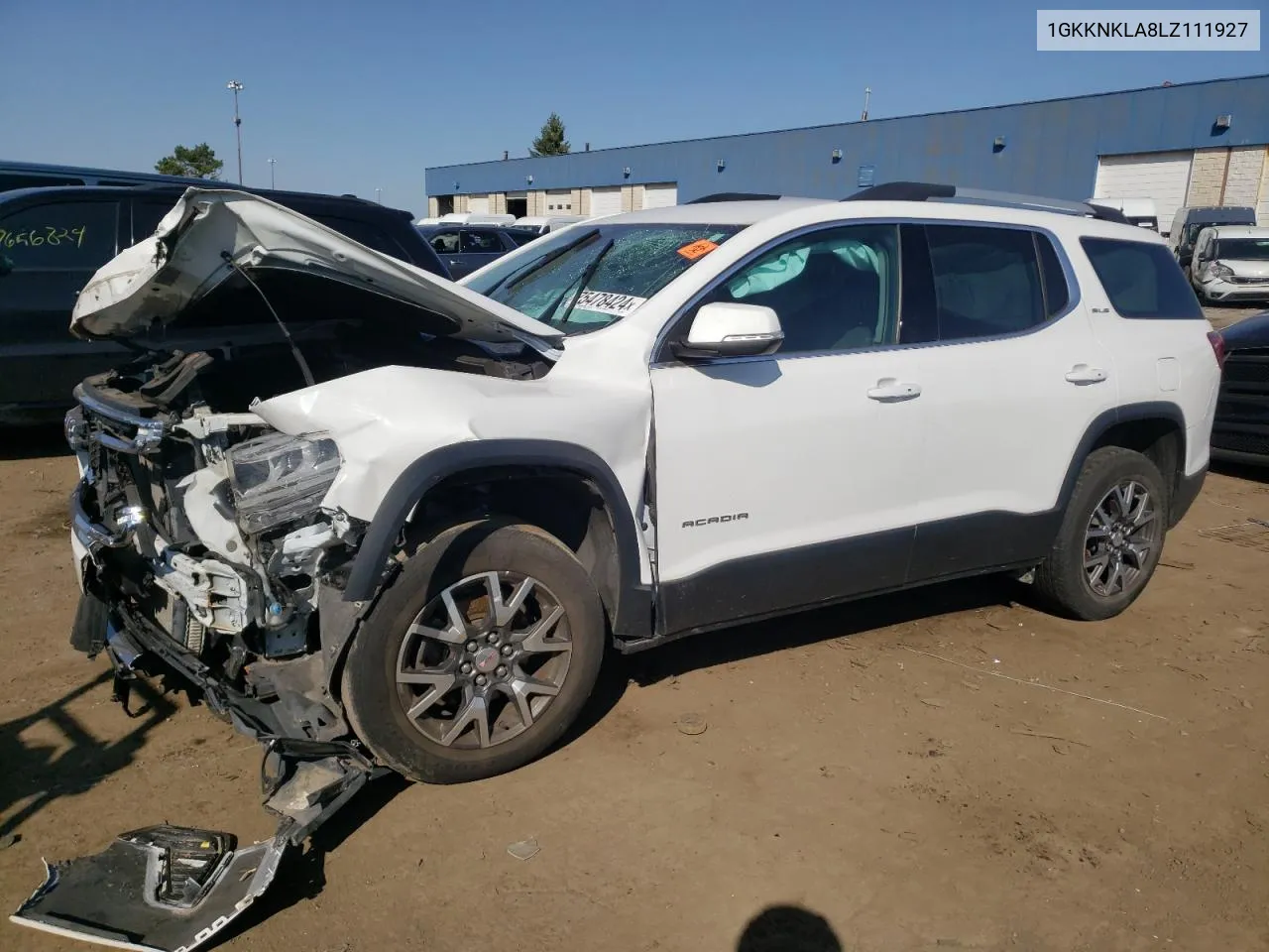 1GKKNKLA8LZ111927 2020 GMC Acadia Sle