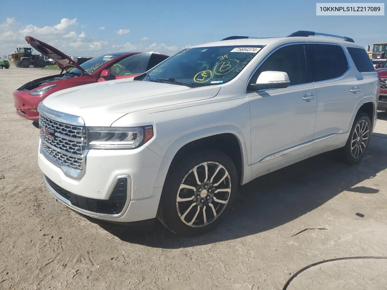 2020 GMC Acadia Denali VIN: 1GKKNPLS1LZ217089 Lot: 75684374