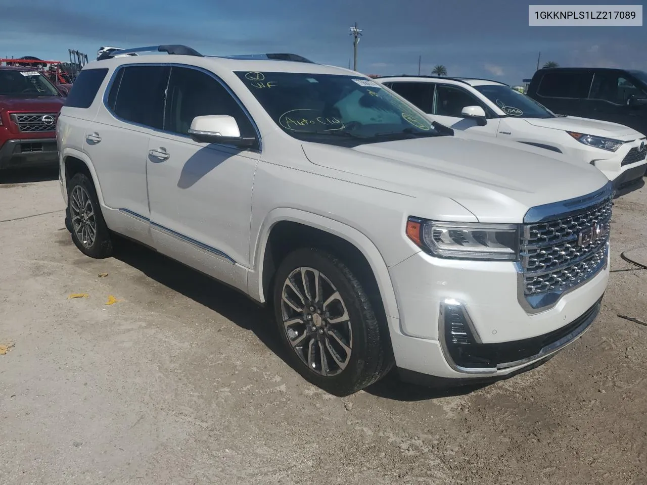 2020 GMC Acadia Denali VIN: 1GKKNPLS1LZ217089 Lot: 75684374