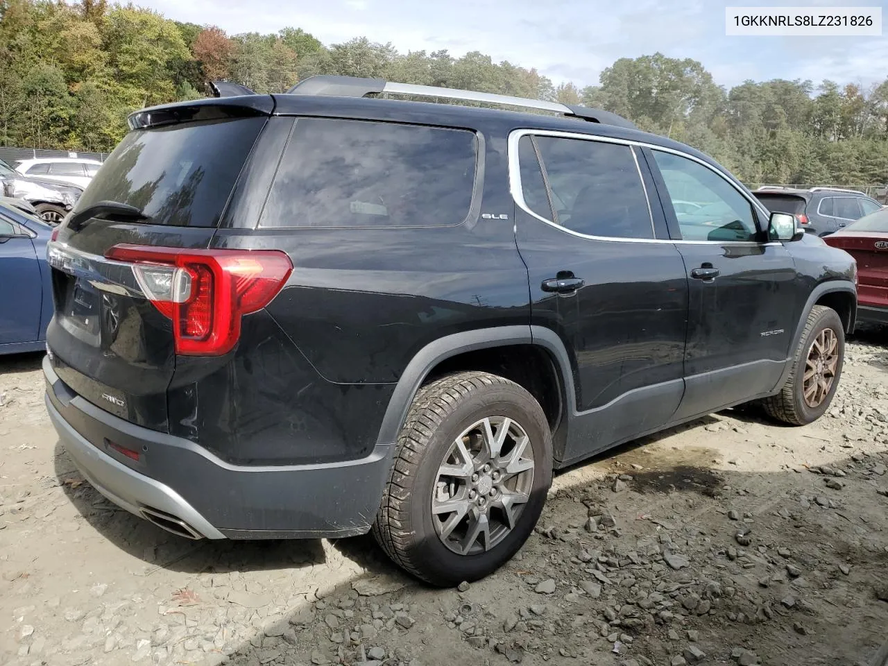 2020 GMC Acadia Sle VIN: 1GKKNRLS8LZ231826 Lot: 76118624