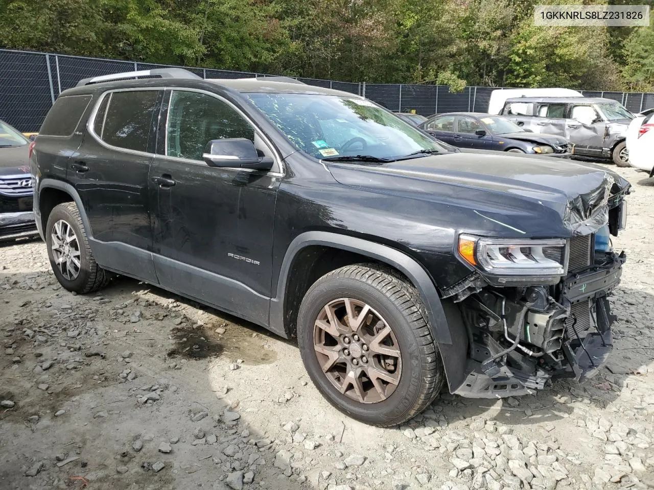 1GKKNRLS8LZ231826 2020 GMC Acadia Sle