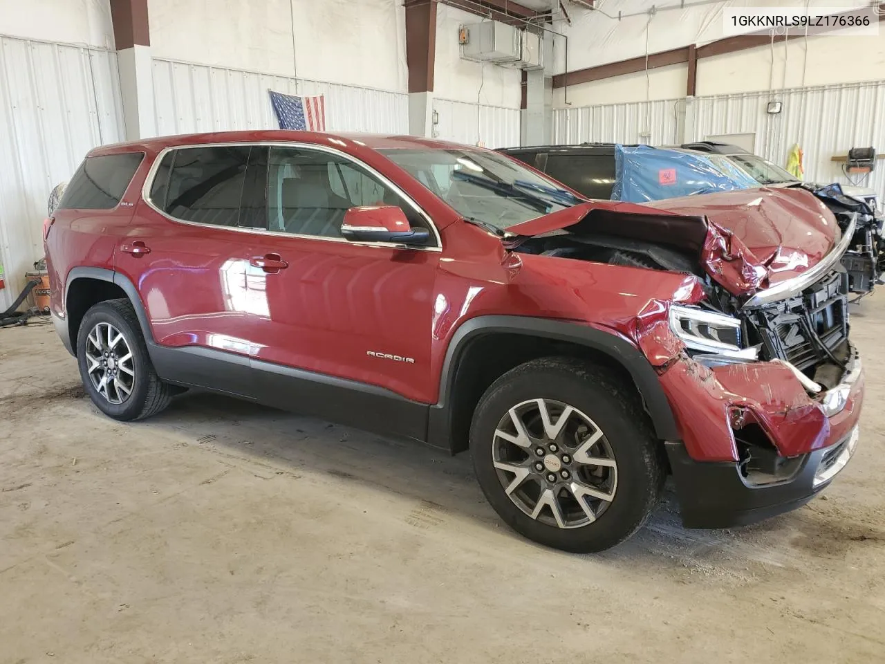 2020 GMC Acadia Sle VIN: 1GKKNRLS9LZ176366 Lot: 76397554