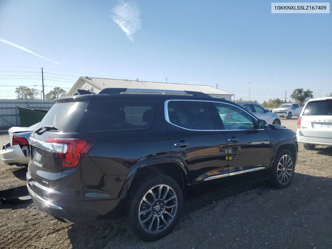 2020 GMC Acadia Denali VIN: 1GKKNXLS5LZ167409 Lot: 77010004