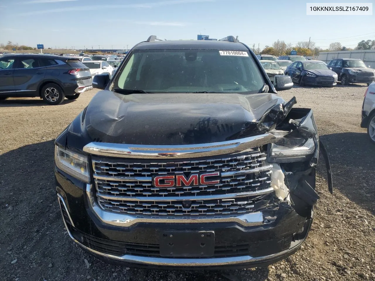 2020 GMC Acadia Denali VIN: 1GKKNXLS5LZ167409 Lot: 77010004