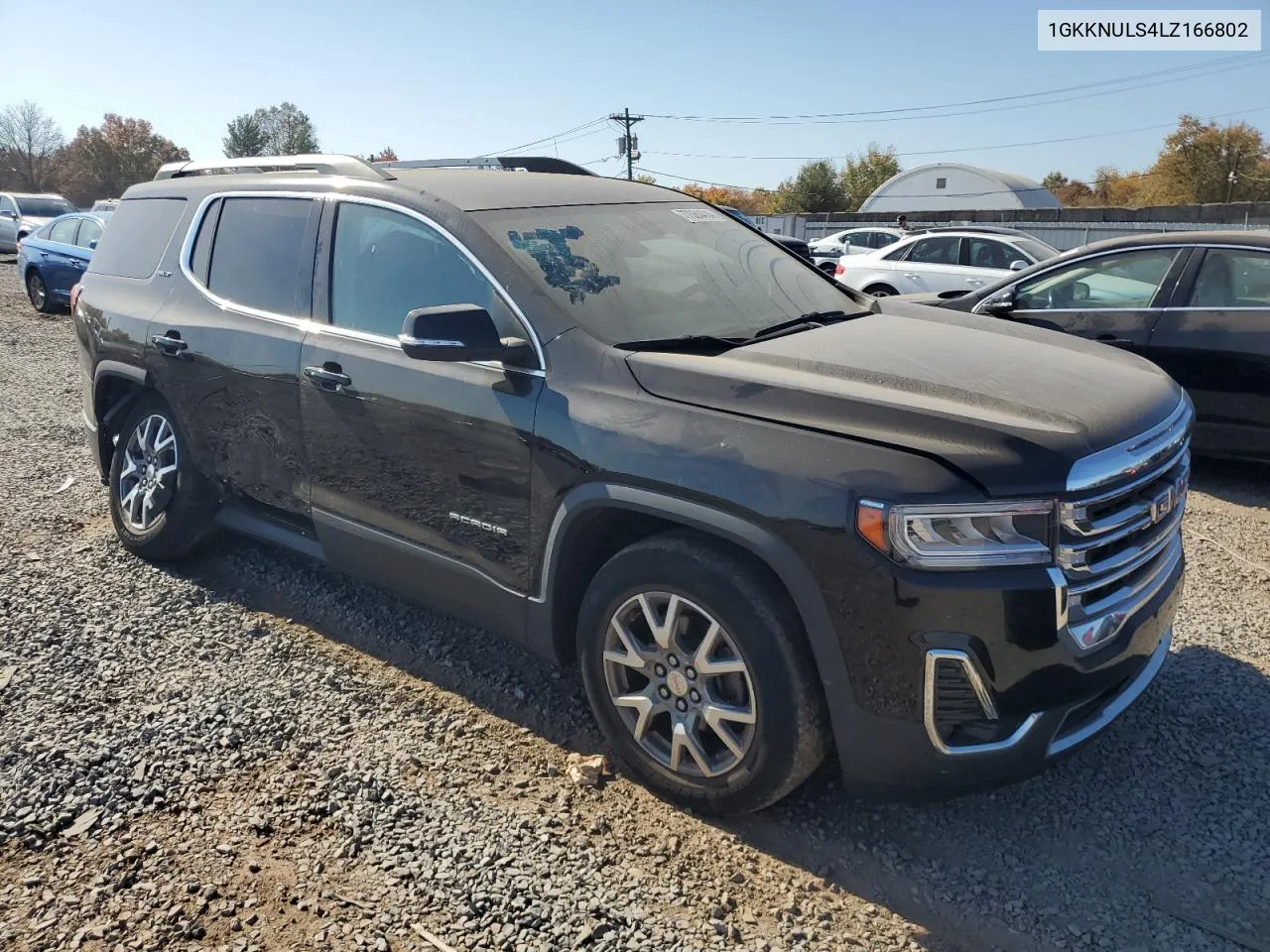 2020 GMC Acadia Slt VIN: 1GKKNULS4LZ166802 Lot: 77084414